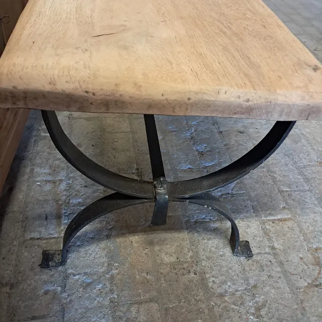 Table fer et bois
